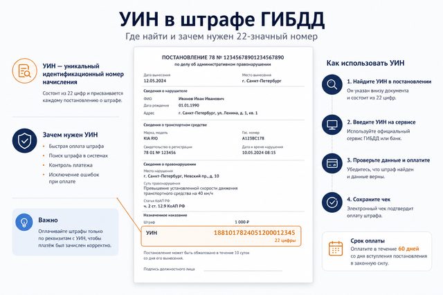 Детали штрафа по номеру постановления: что покажет проверка