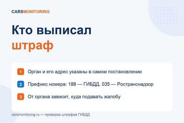 Как определить, кто выписал штраф: орган, префикс номера, decision tree