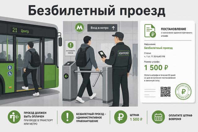 Как обжаловать штраф за безбилетный проезд: МГТ, перевозчик, суд
